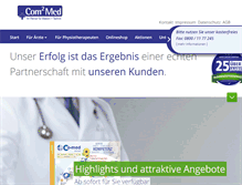 Tablet Screenshot of com2med.de
